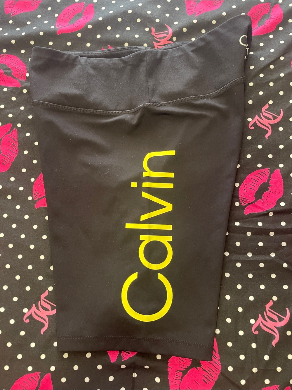 Calvin Klein Performance Black High-Waist Bike Shorts